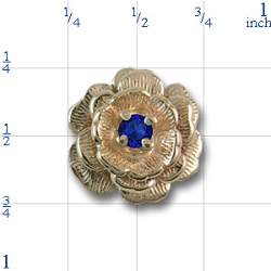 80800 Sapphire Bracelet Slide 